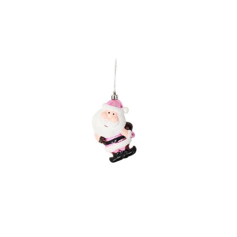 Lot de 2 Suspensions Pere Noel et sa hotte