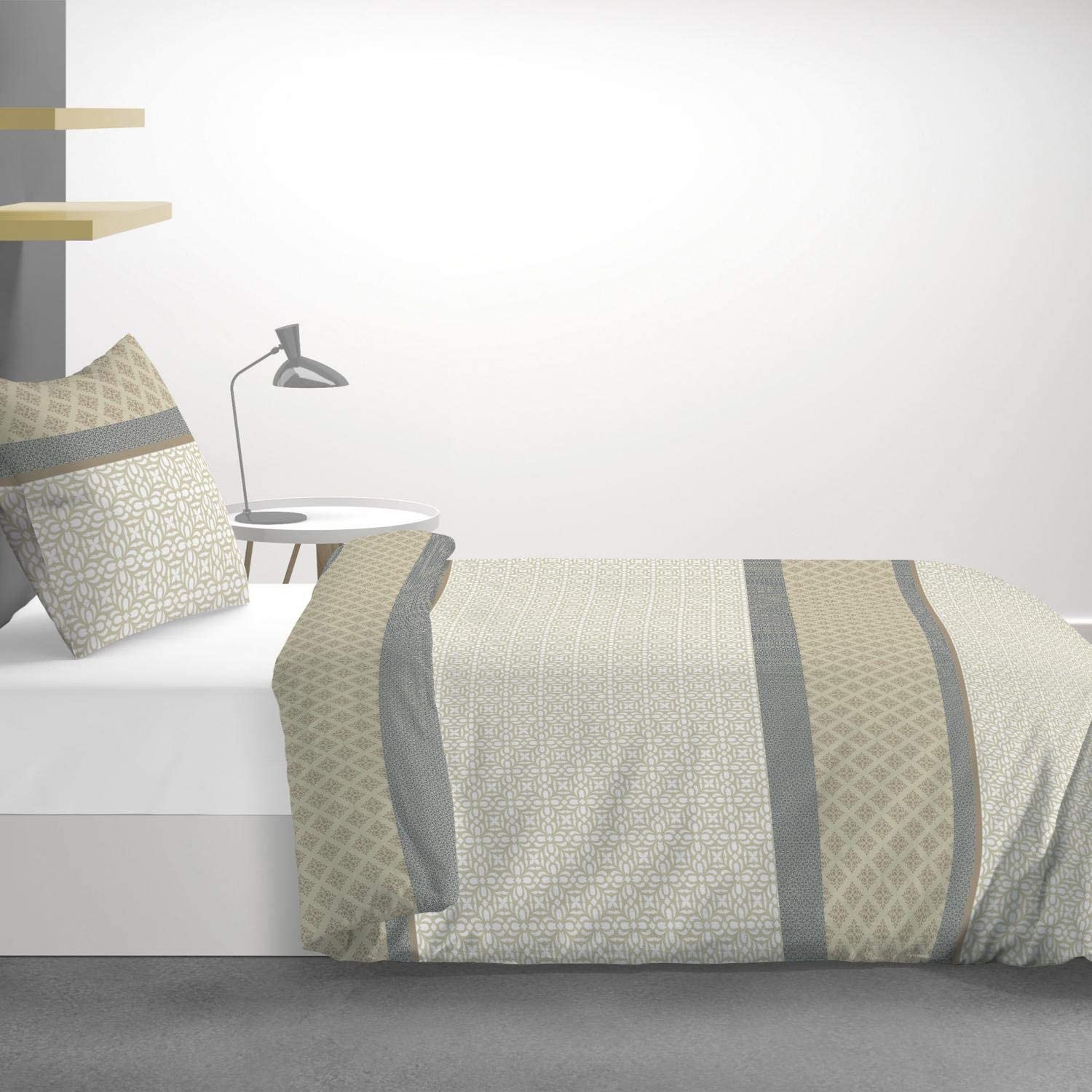 Housse de couette + taie microfibre Sofrane