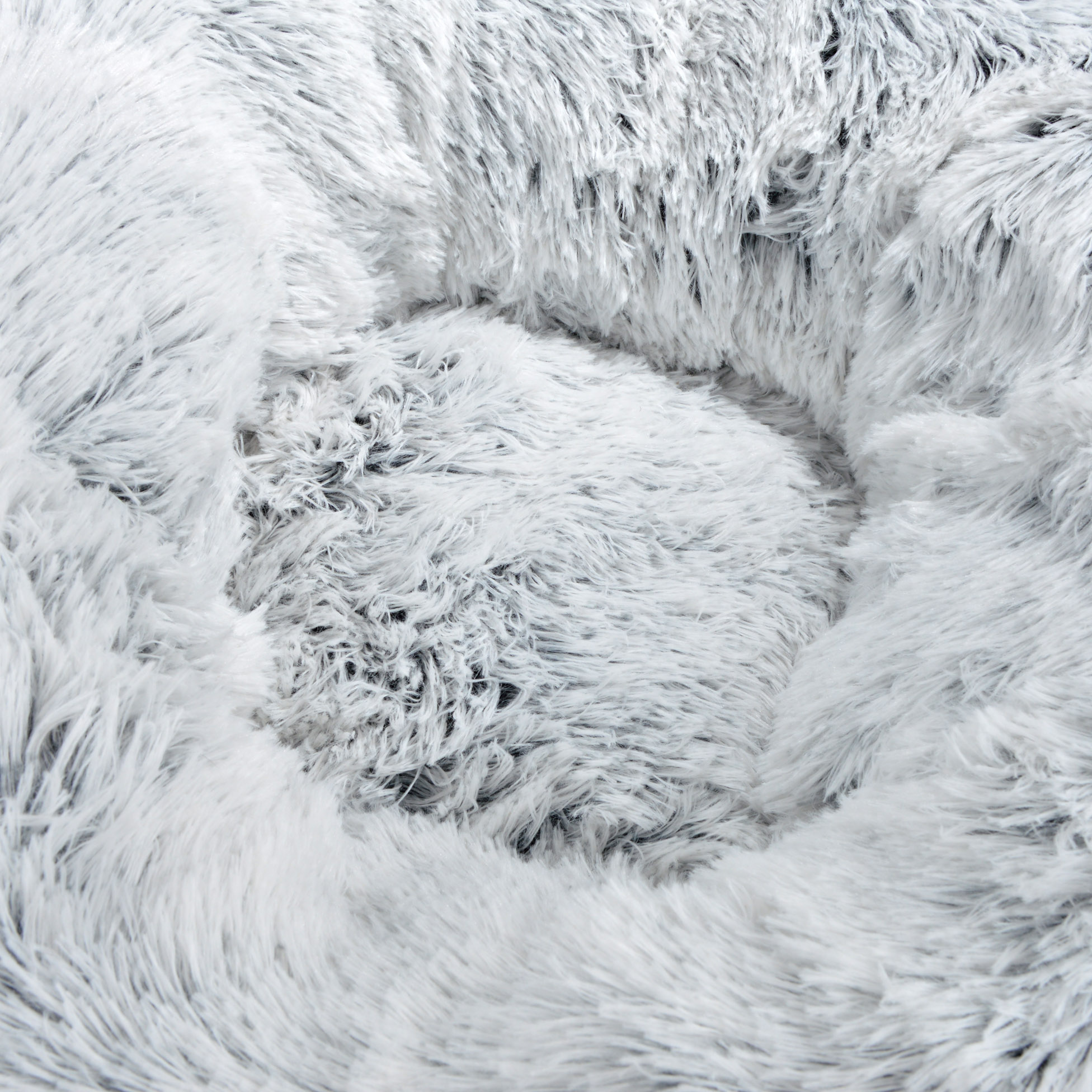 Coussin rond Chat ou Chien Fluffy Blanc chine