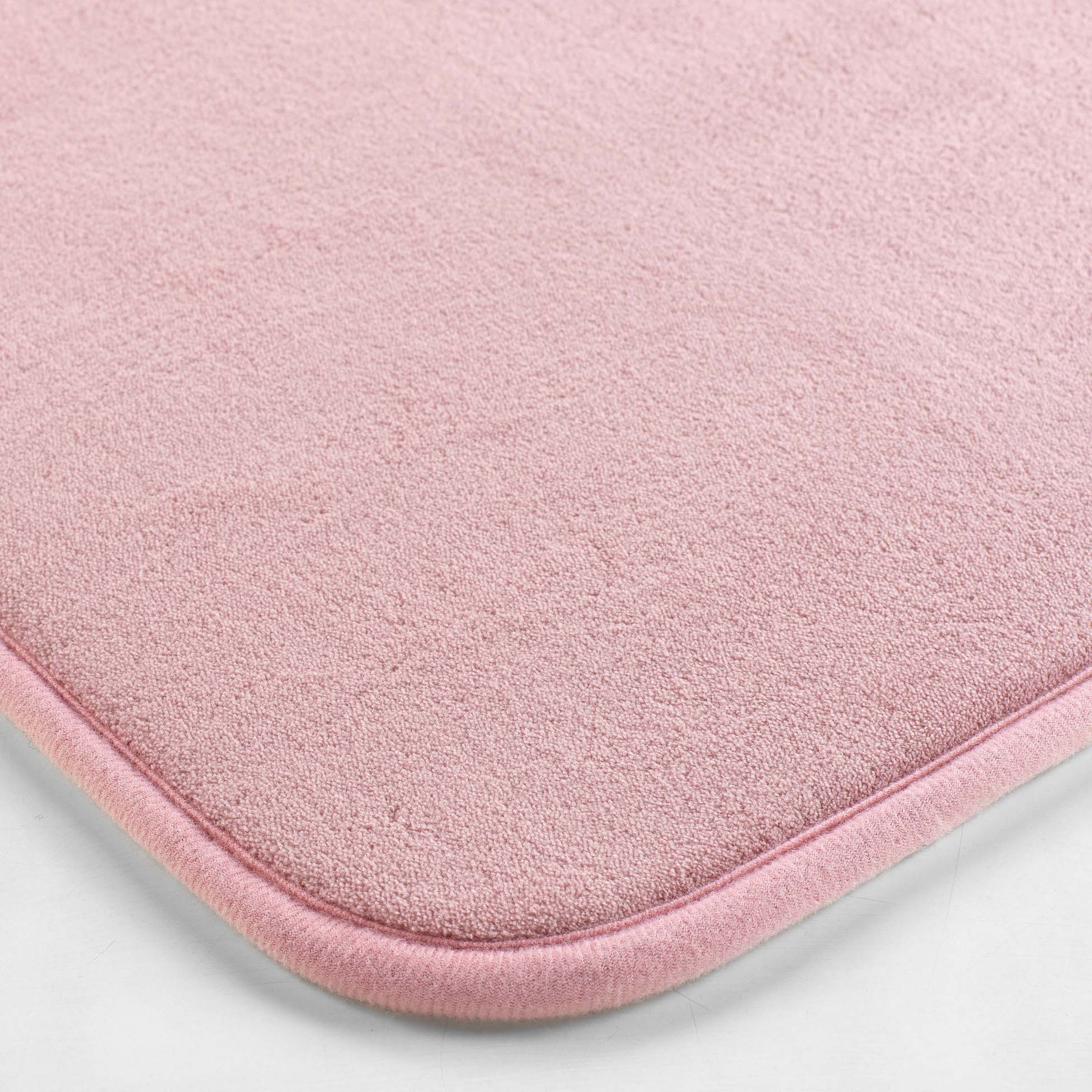 Tapis de bain 45 x 75 cm Vitamine Unie rose