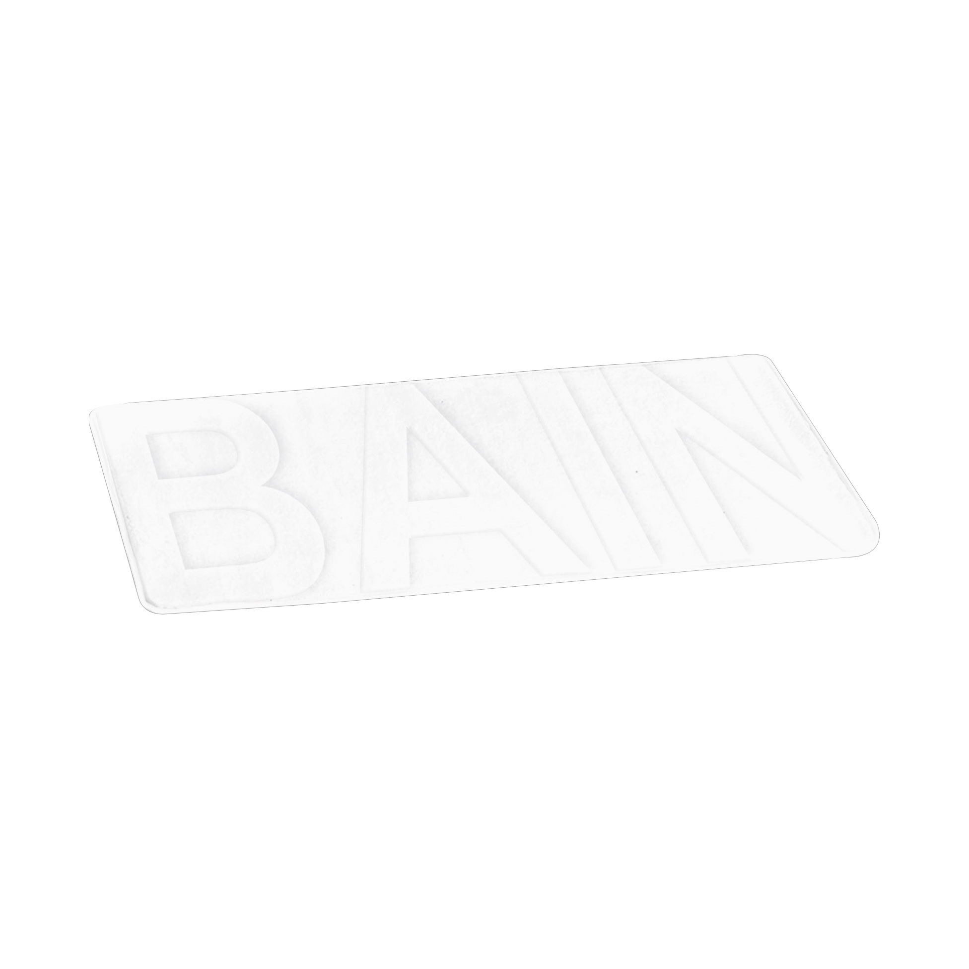 Tapis de bain Vitamine 45 x 75 cm Bain Blanc