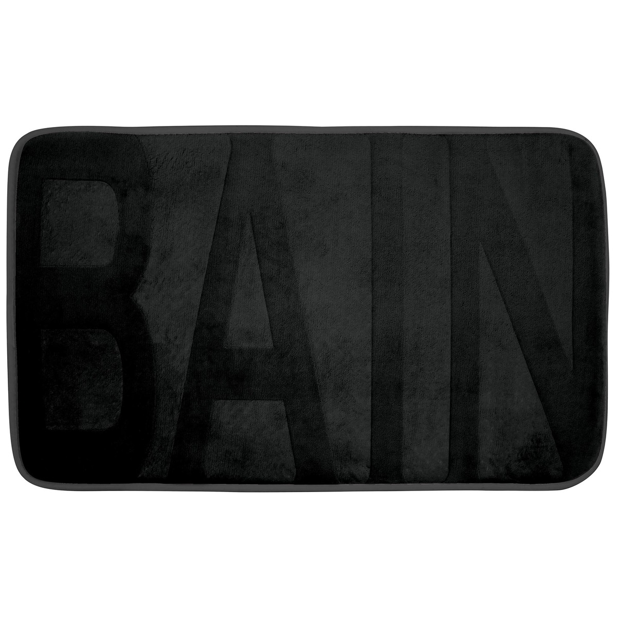 Tapis de bain Vitamine 45 x 75 cm Bain Noir