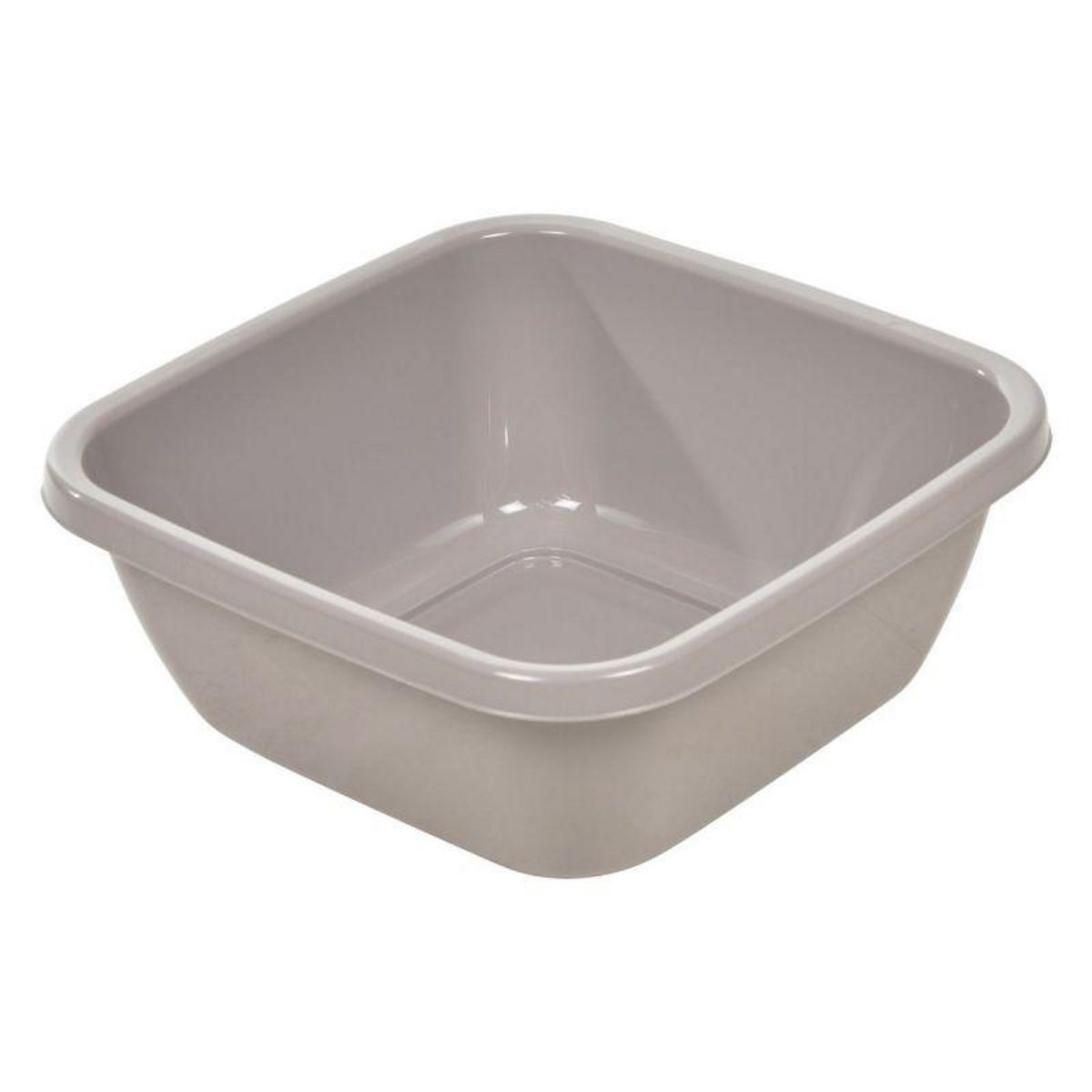 Bassine cuvette carree 30 x 30 x 12 cm taupe 6L