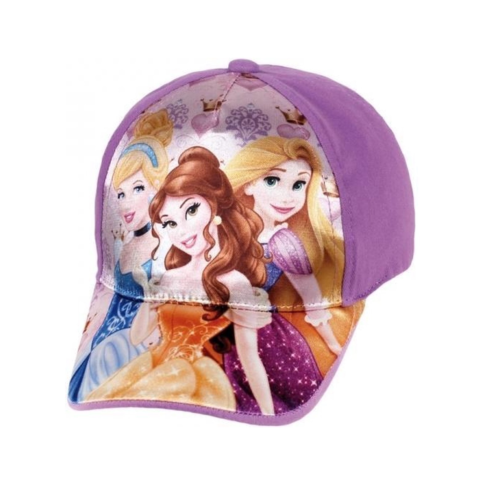 Casquette T 54 Princesse Belle, Cendrillon, Raiponce violet