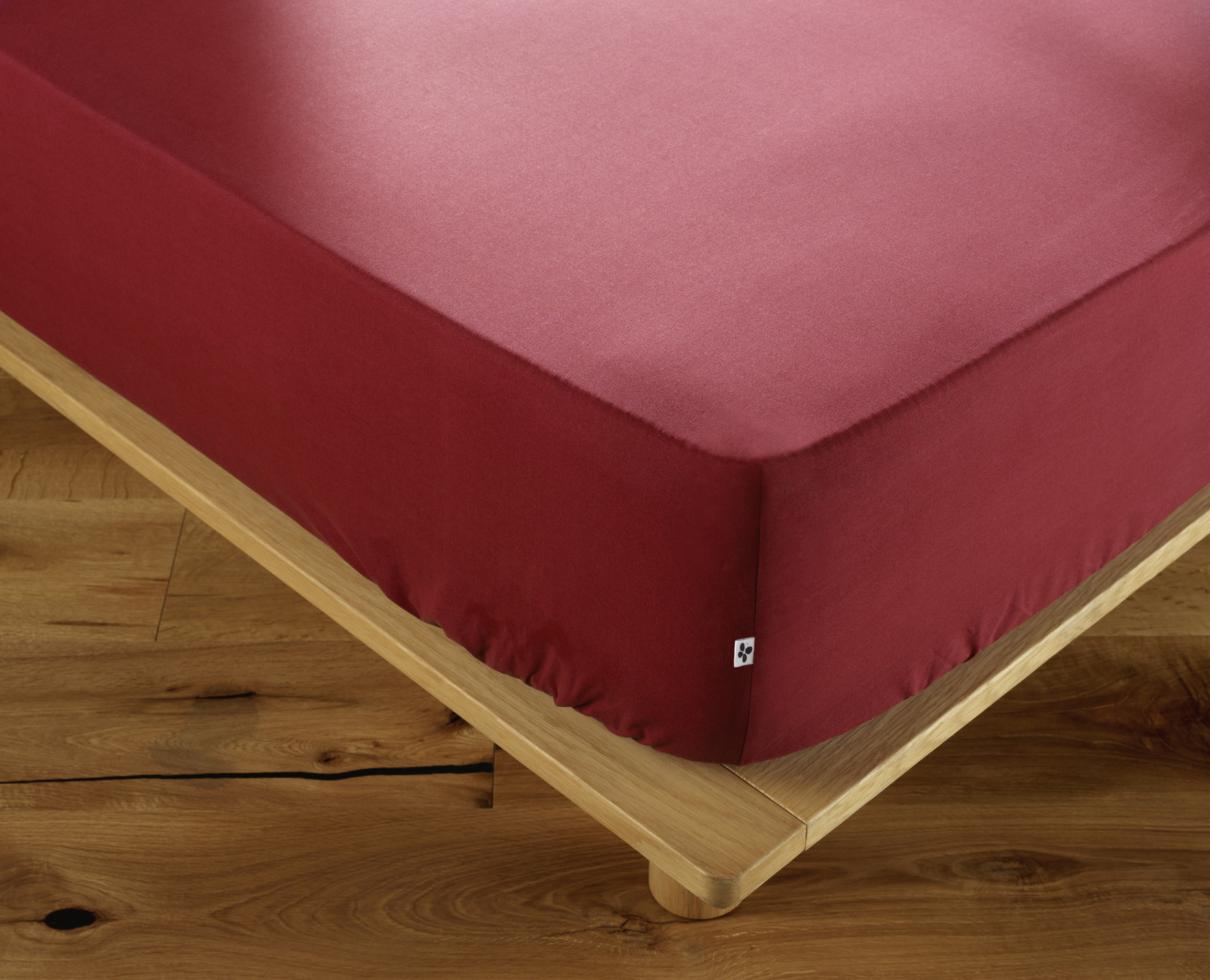 Drap housse ambre rouge 160 x 200 cm