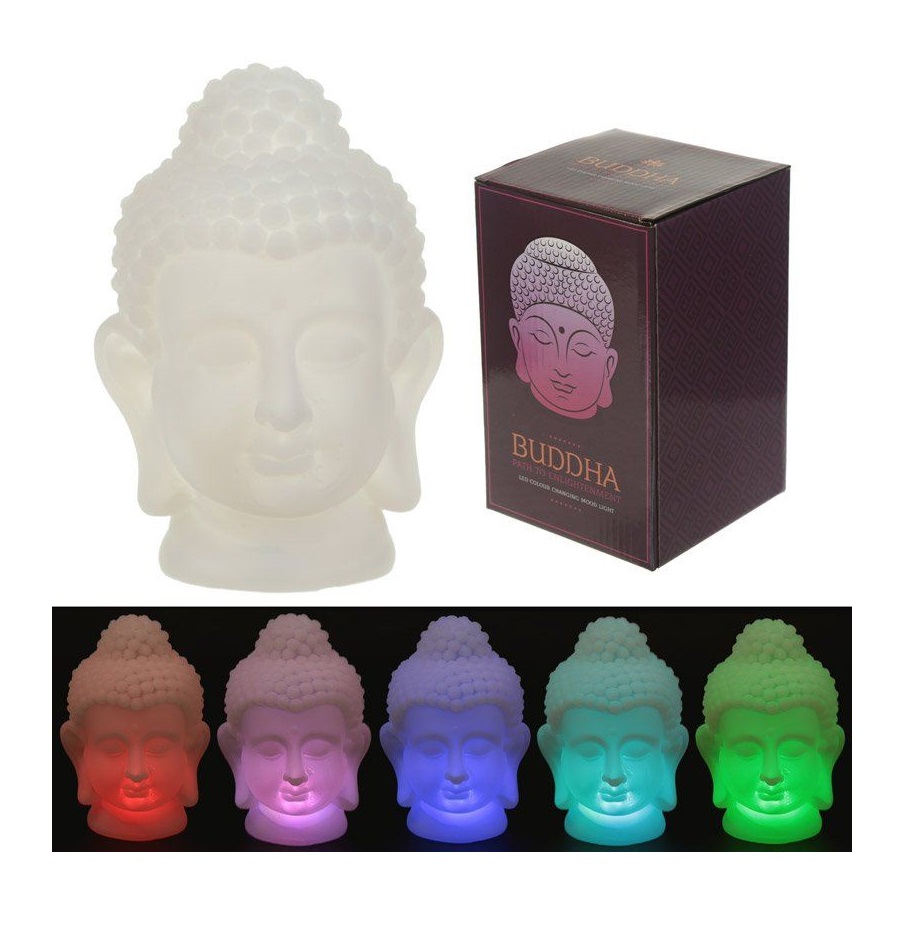 Lampe ou Veilleuse couleurs changeantes Bouddha LED