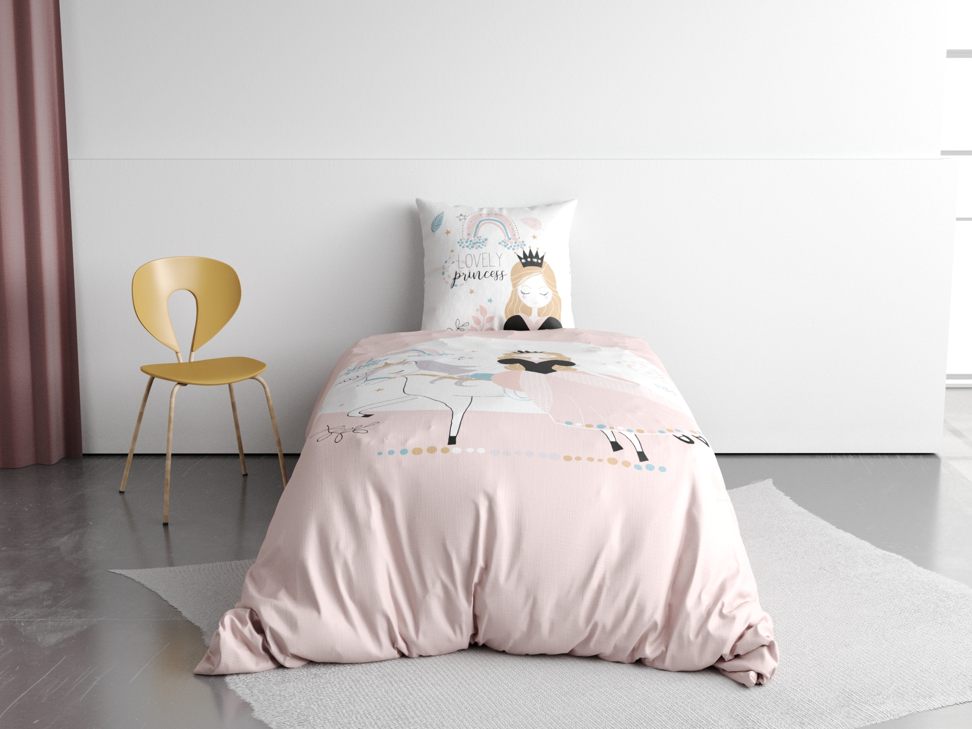 Housse de couette + taie Lovely