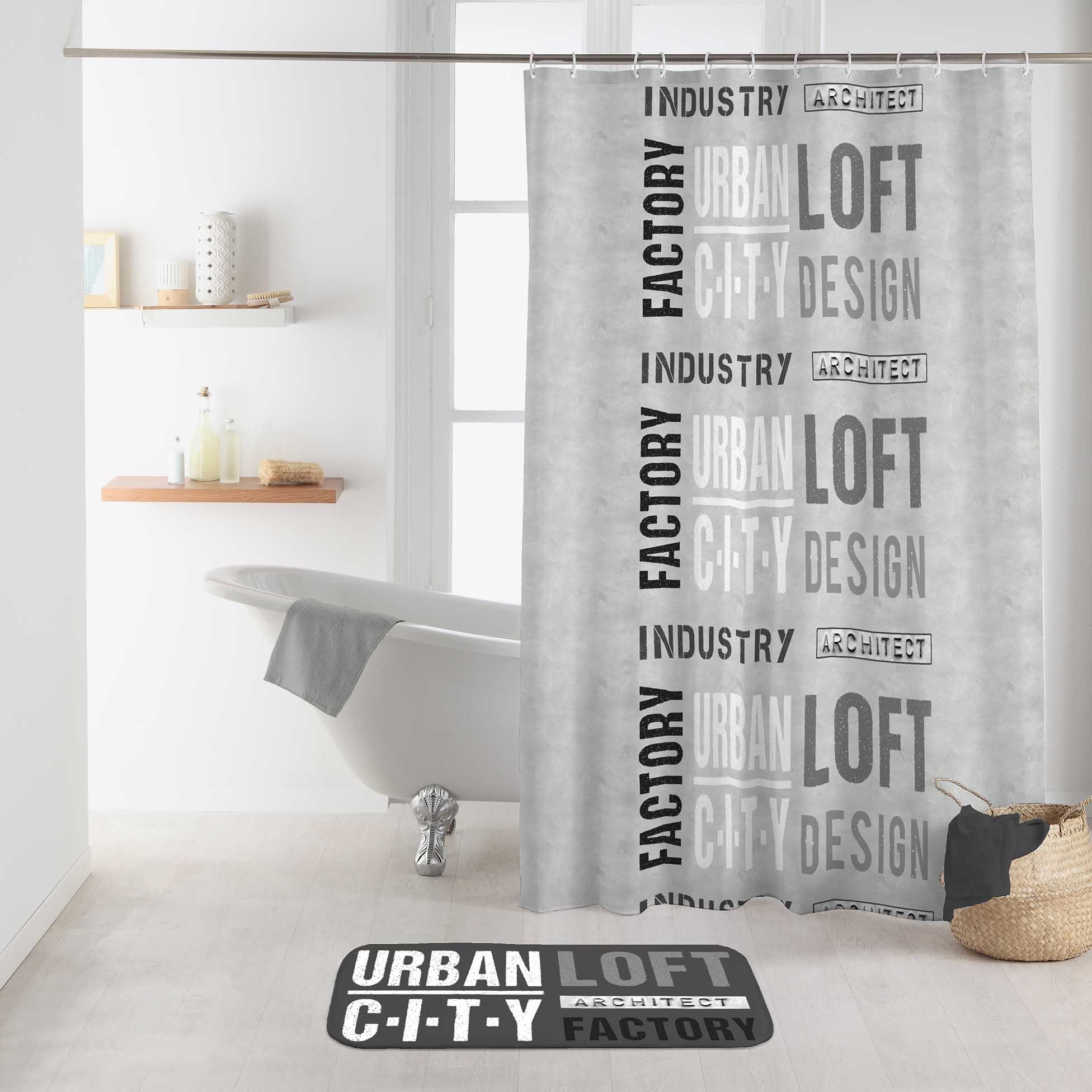 Rideau de douche Modele Urban Loft City