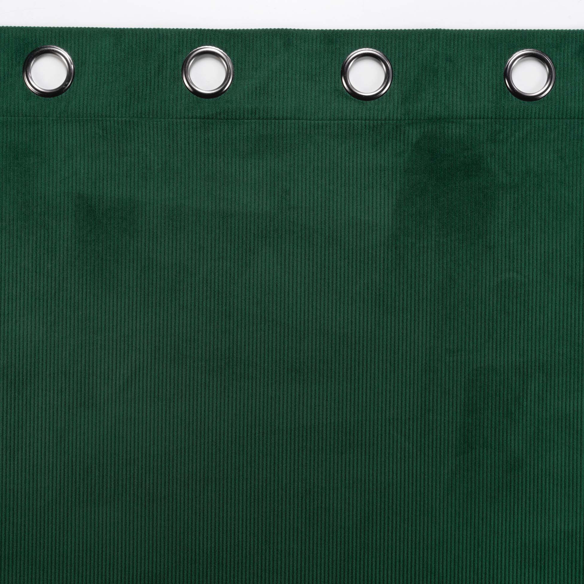 Rideau a oeillets velours 140 x 260 cm Cottele vert