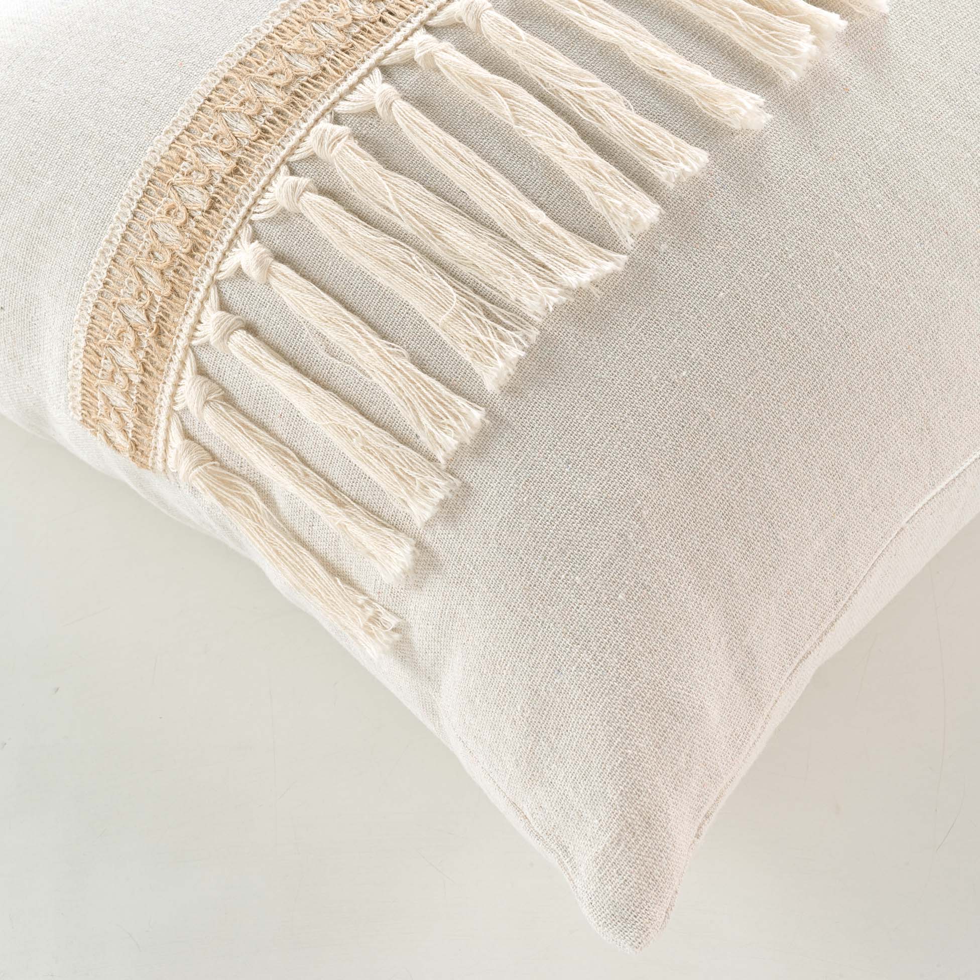 Coussin a franges Jamara