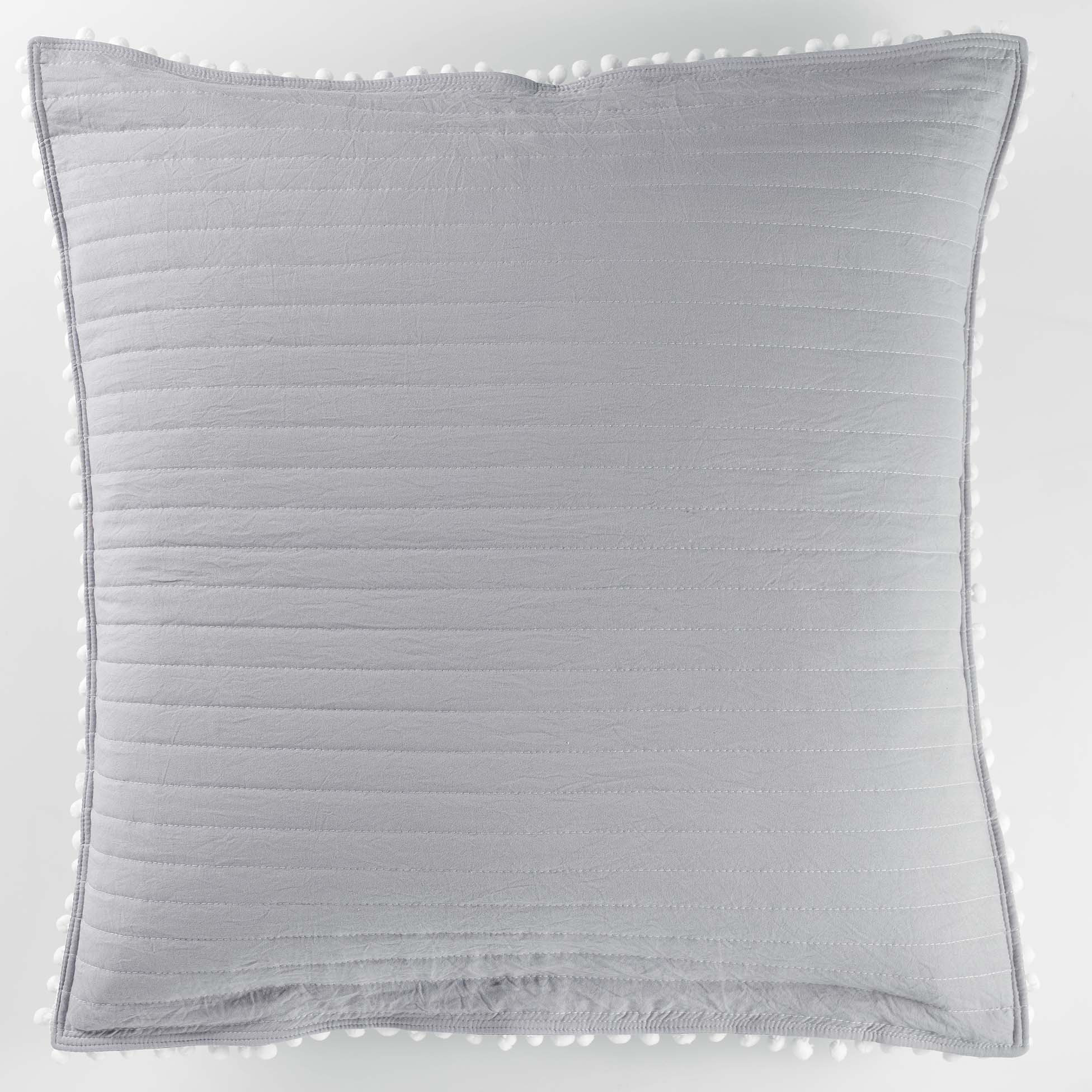 Housse de coussin pompons Dorinette