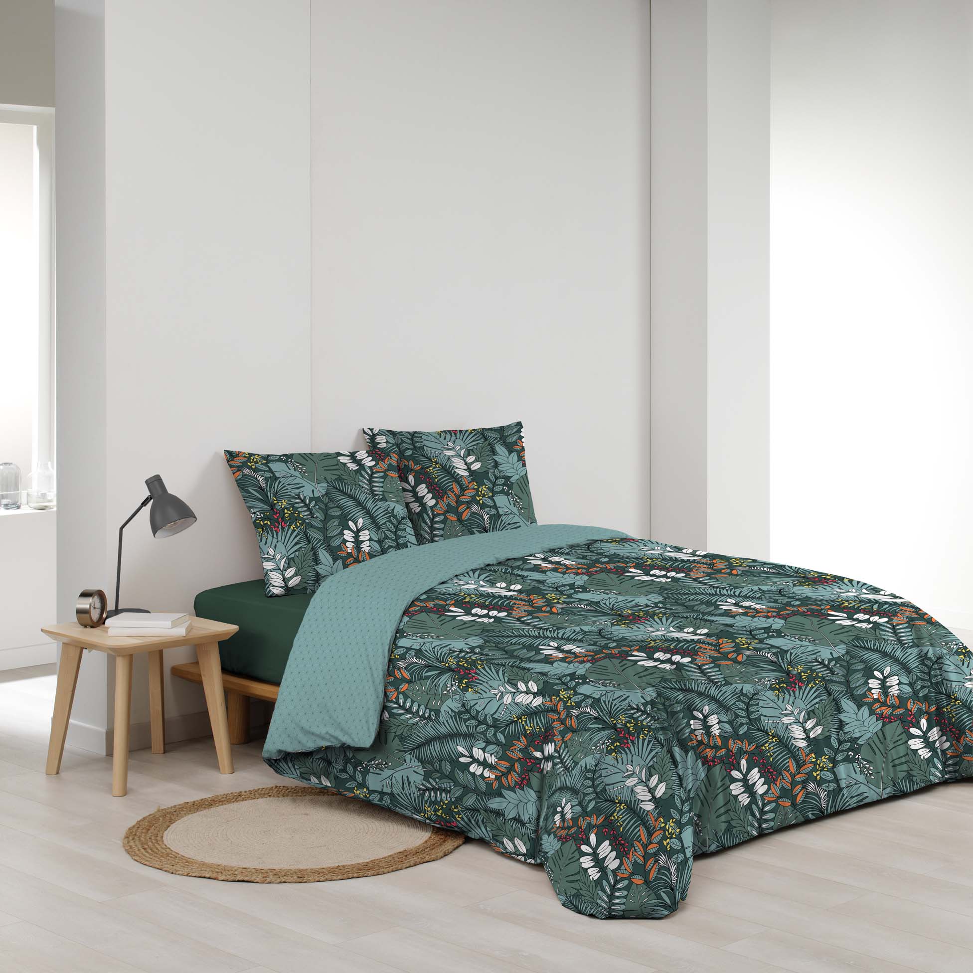 Housse couette + taies Collection Tropical Calaos