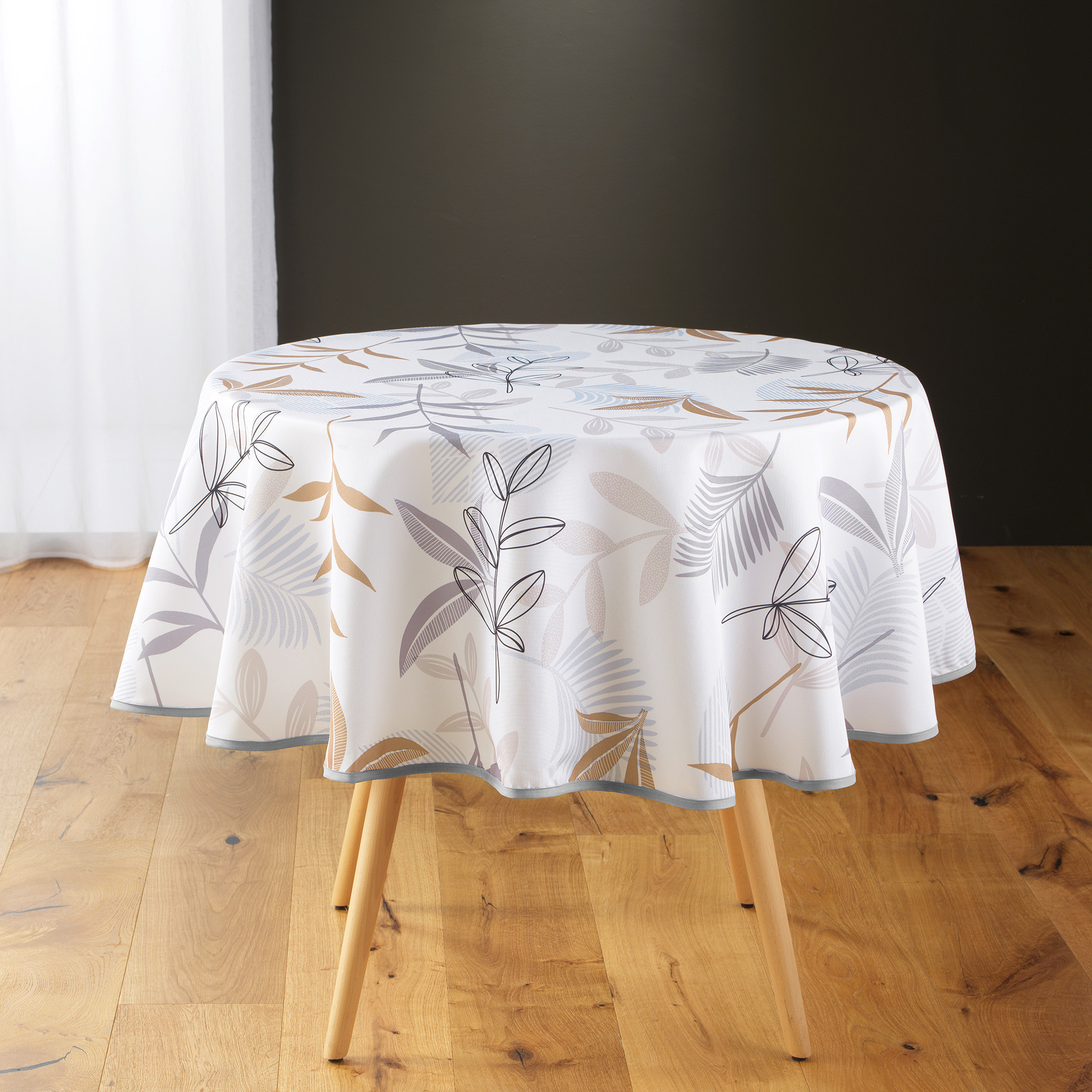 Nappe ronde 180 cm douceur miraline