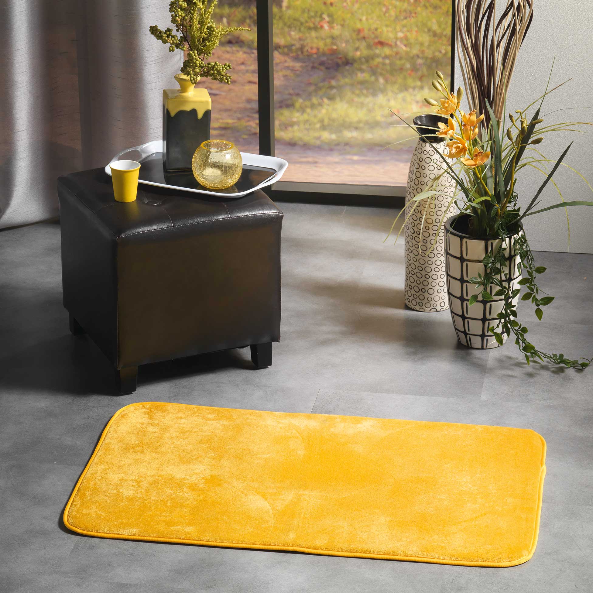 Tapis 50x80cm Flanoux Jaune