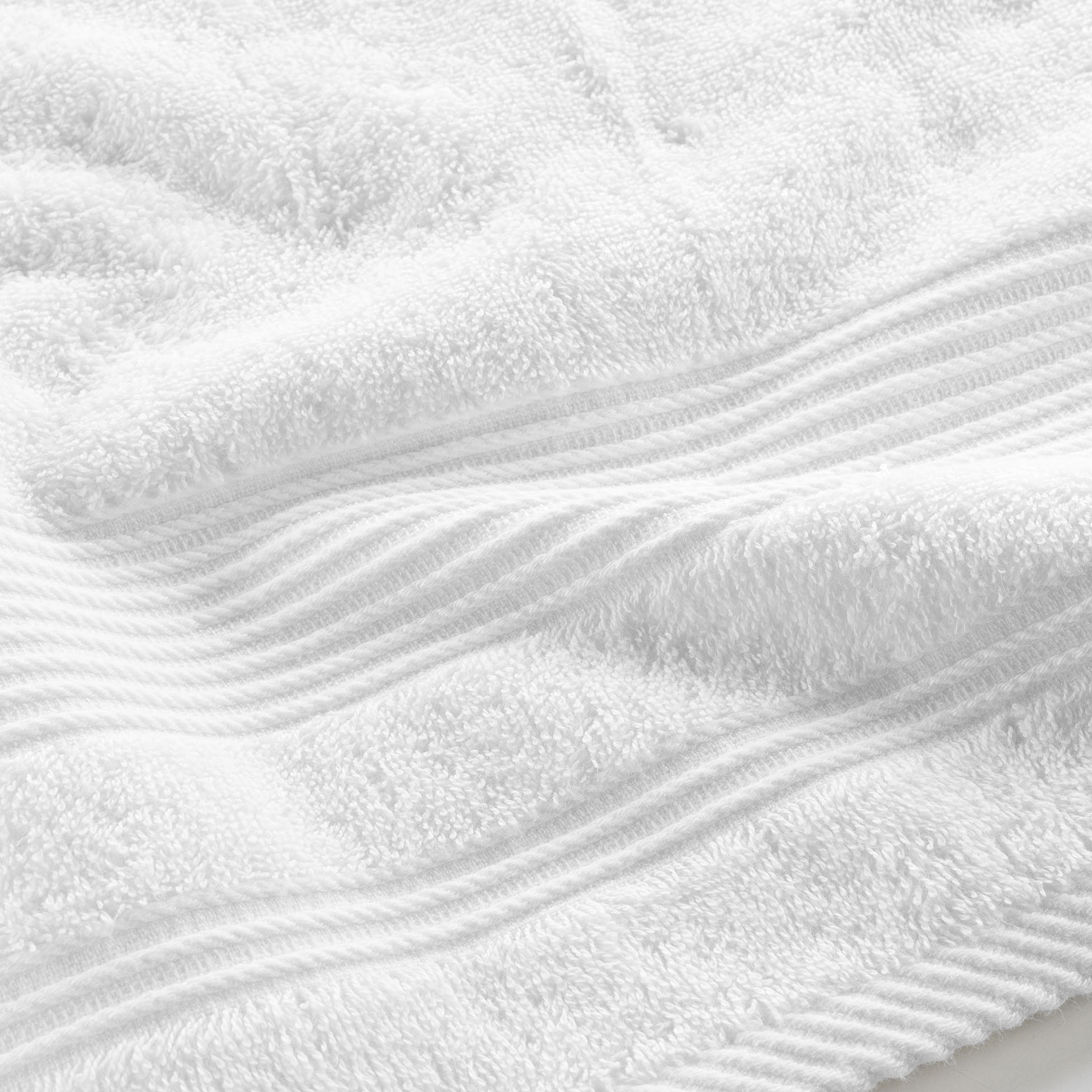 Serviette ou drap de douche 70 x 130 cm Tendresse blanc