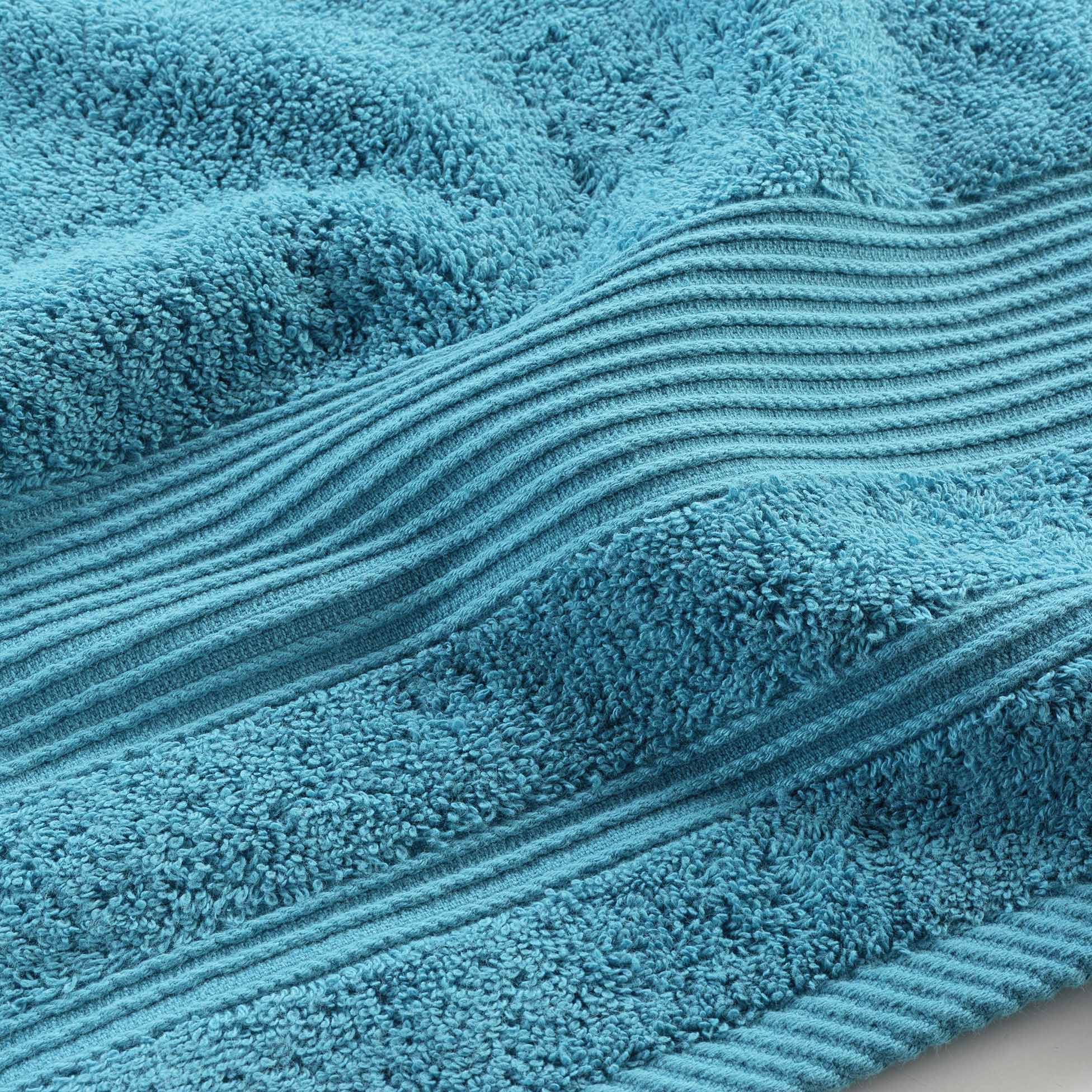 Serviette ou drap de bain 90 x 150 cm Tendresse bleu