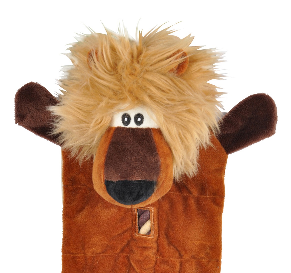 Jouet en peluche Lion pour chien