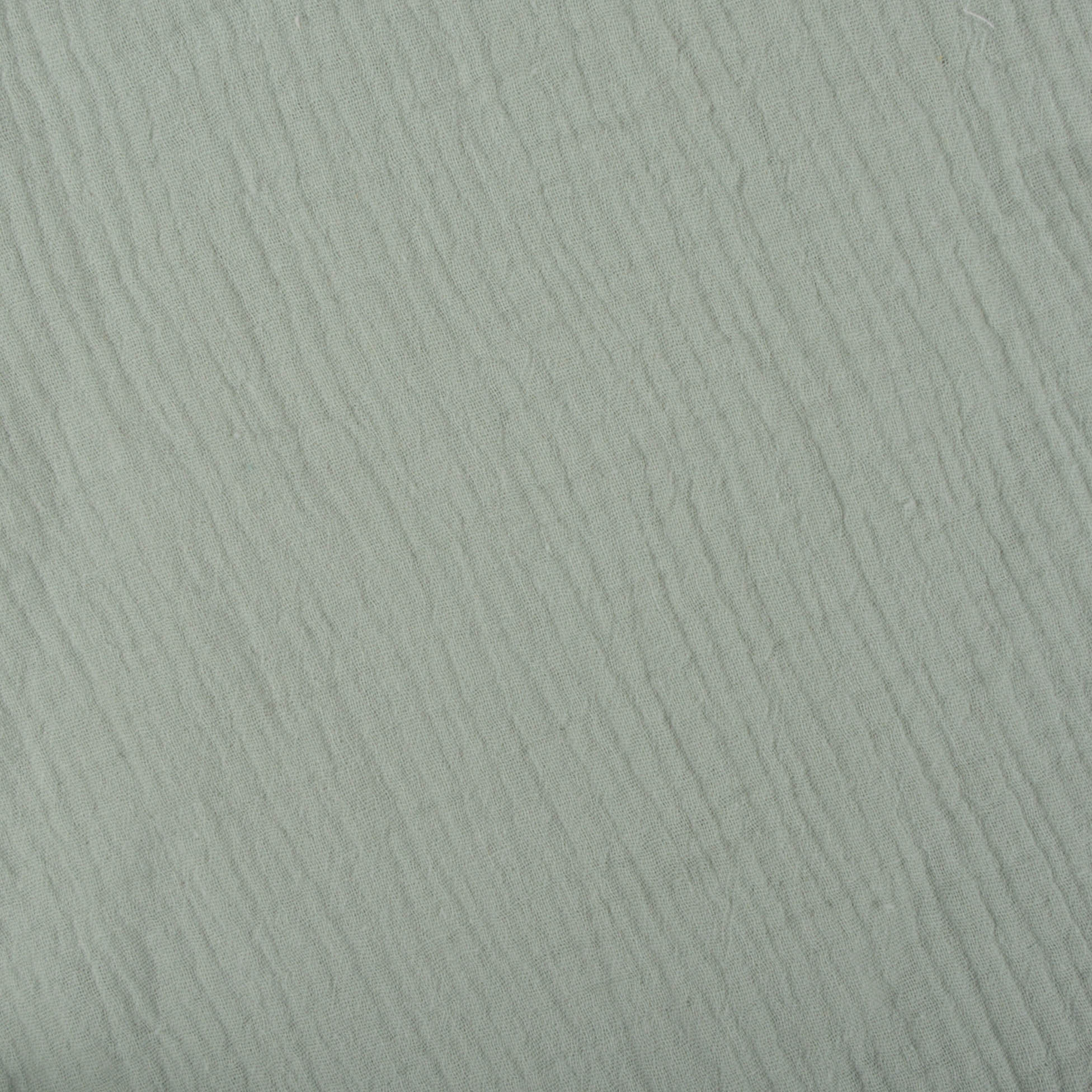 Drap housse gaze coton 60 x 120 cm tendance uni bebe celadon