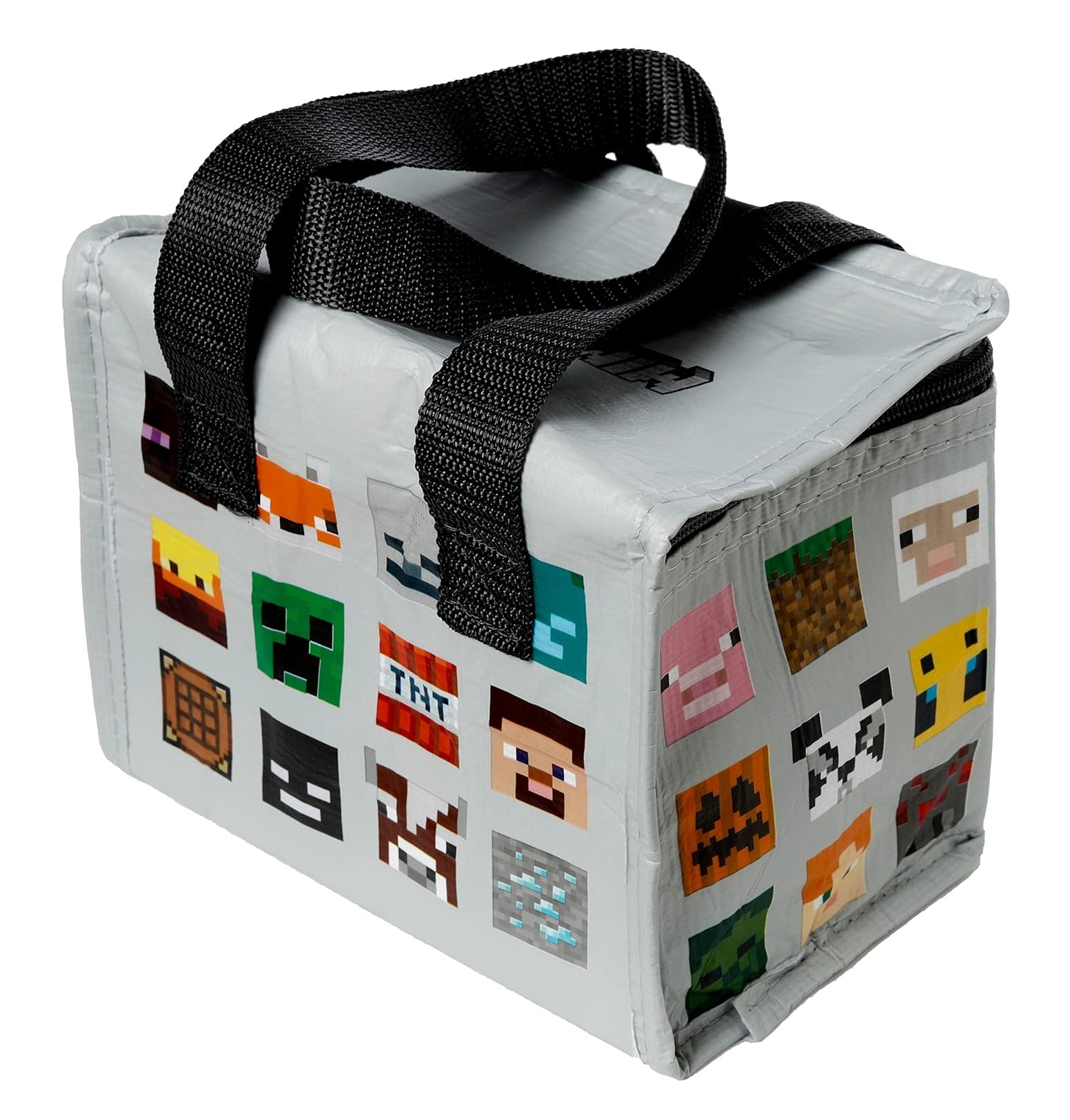 Sac  repas isotherme 16 x 21 cm Personnages Minecraft