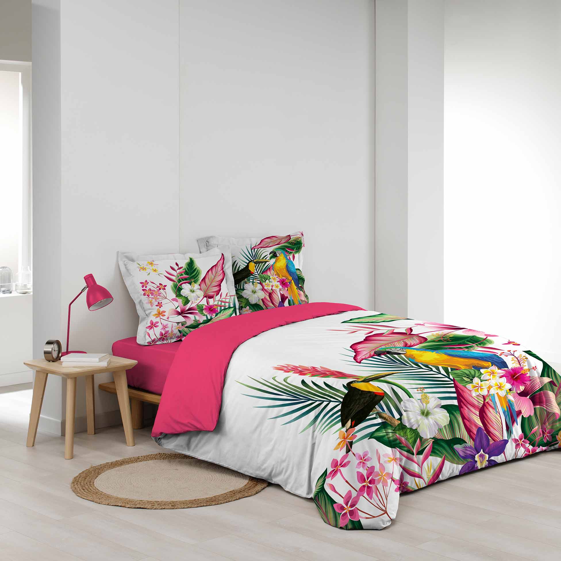 Parure Housse de couette + taie magnifique Toucan