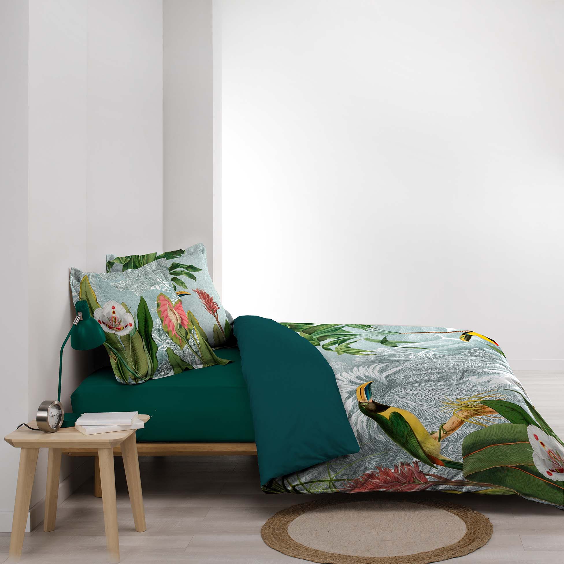 Housse de couette + taie Toucan lulea