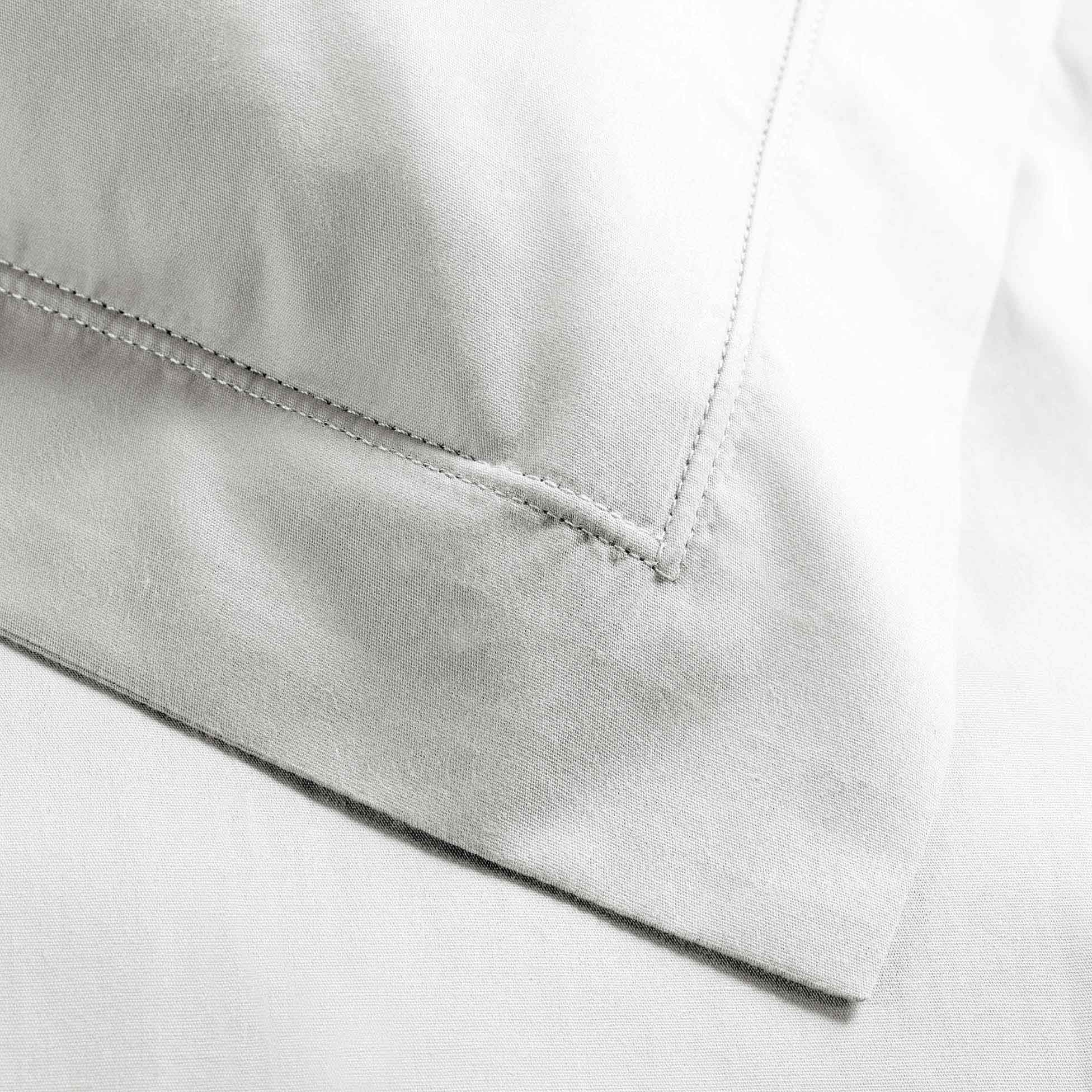 Taie d oreiller 63 x 63 cm Percale de coton blanc