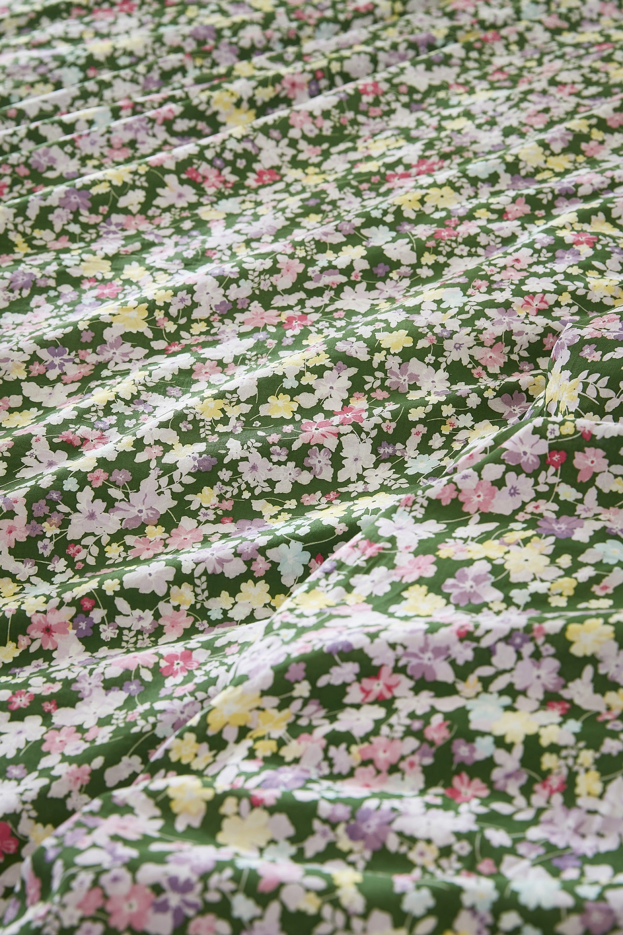 Housse de couette + taie 140 x 200 cm Myosotis fleurie