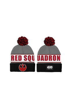 Star Wars Rogue One bonnet Pom-Pom Red Squadron