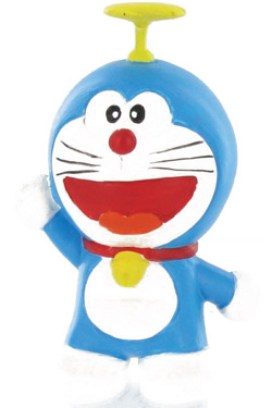 DORAEMON mini figurine Doraemon Flying Helmet 7 cm