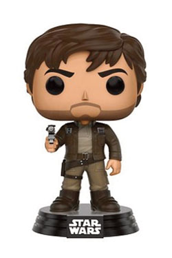 Star Wars Rogue One POP! Vinyl Bobble Head Captain Cassian Brown Jacket 9 cm