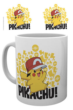 Pokemon mug Ash Hat Pikachu