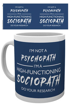 Sherlock mug I\'m Not a Psychopath