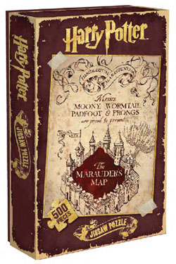 Harry Potter Puzzle carte du Marauder