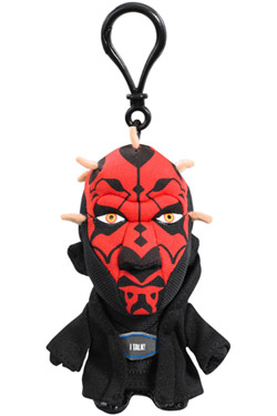 STAR WARS Porte-cls peluche sonore Darth Maul 10 cm