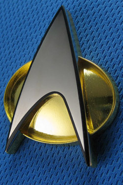 Star Trek TNG rplique 1/1 Communicator Badge Starfleet