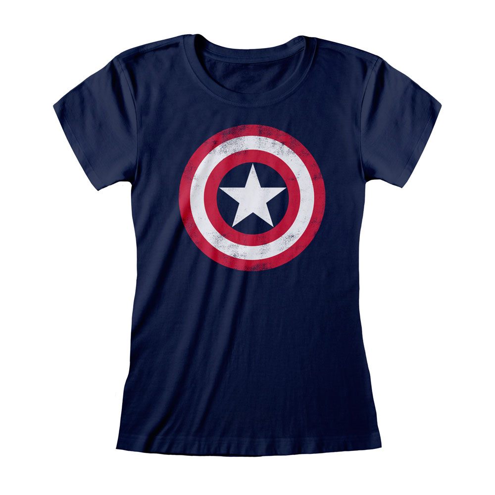 Marvel Comics T-Shirt femme Captain America Shield (M)