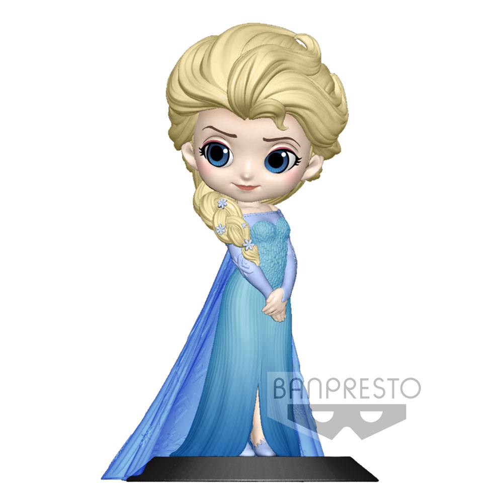 Disney figurine Q Posket Elsa A Normal Color Version 14 cm