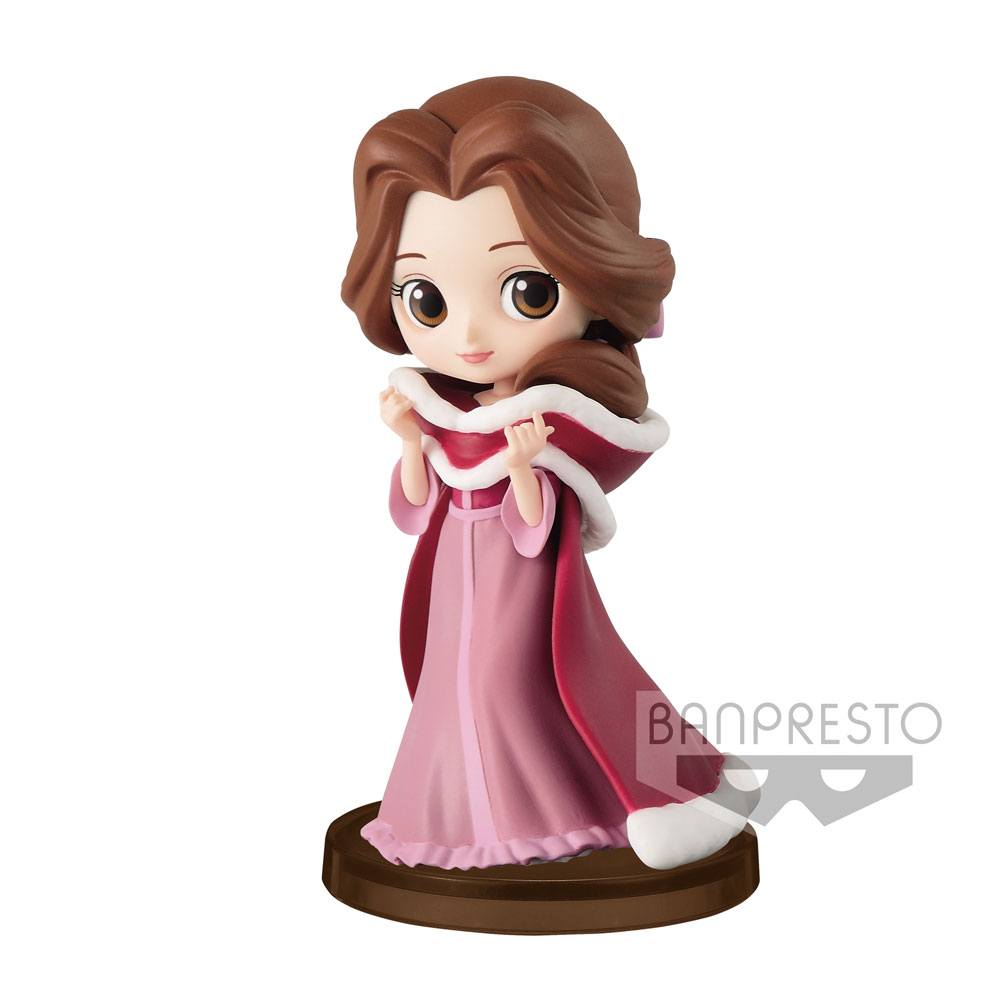 Disney figurine Q Posket Petit Girls Festival Belle Winter Costume 7 cm