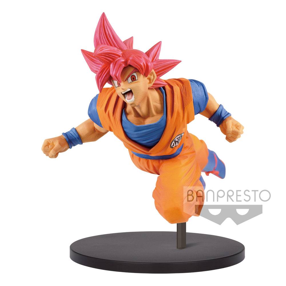 Dragonball Super statuette PVC Son Goku Fes Super Saiyan God Son Goku 20 cm
