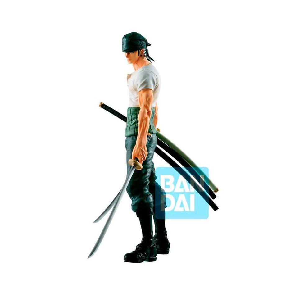 Rare figurine One Piece Masterlise Roronoa Zoro et ema neuve 20 cm