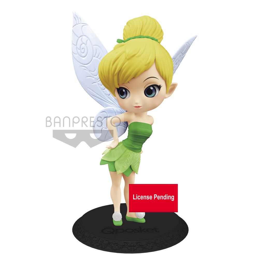 Disney figurine Q Posket Tinker Bell Leaf Dress Ver. A 14 cm