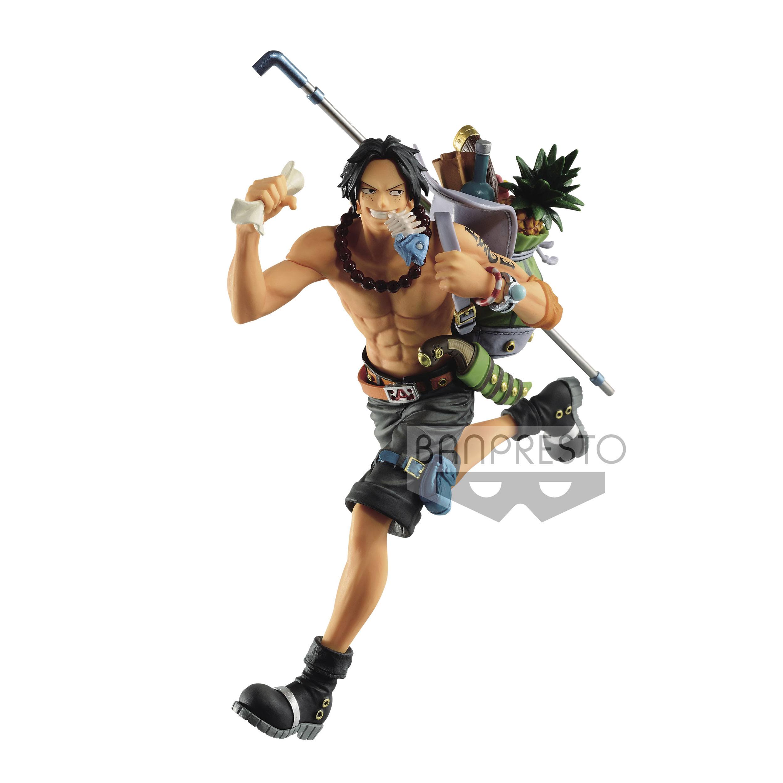 One Piece statuette PVC Three Brothers Portgas D. Ace 14 cm
