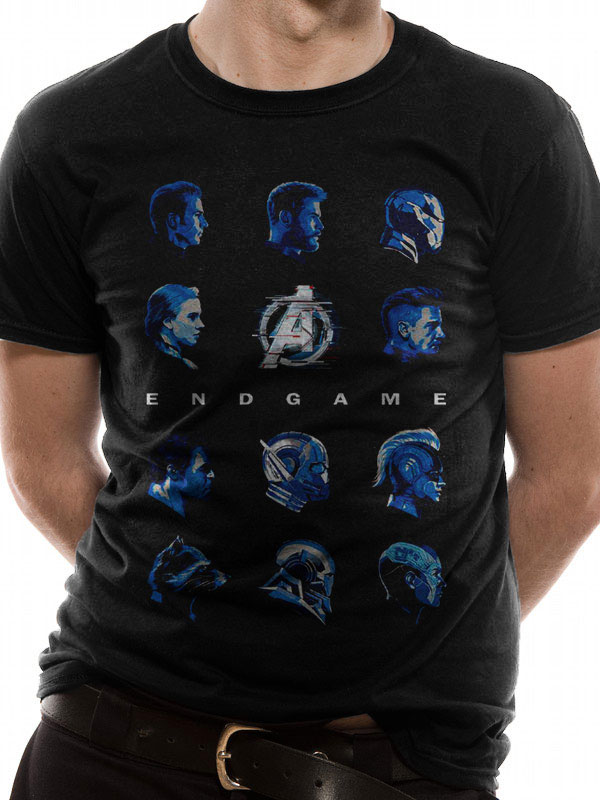 Avengers Endgame T-Shirt Heads (XL)