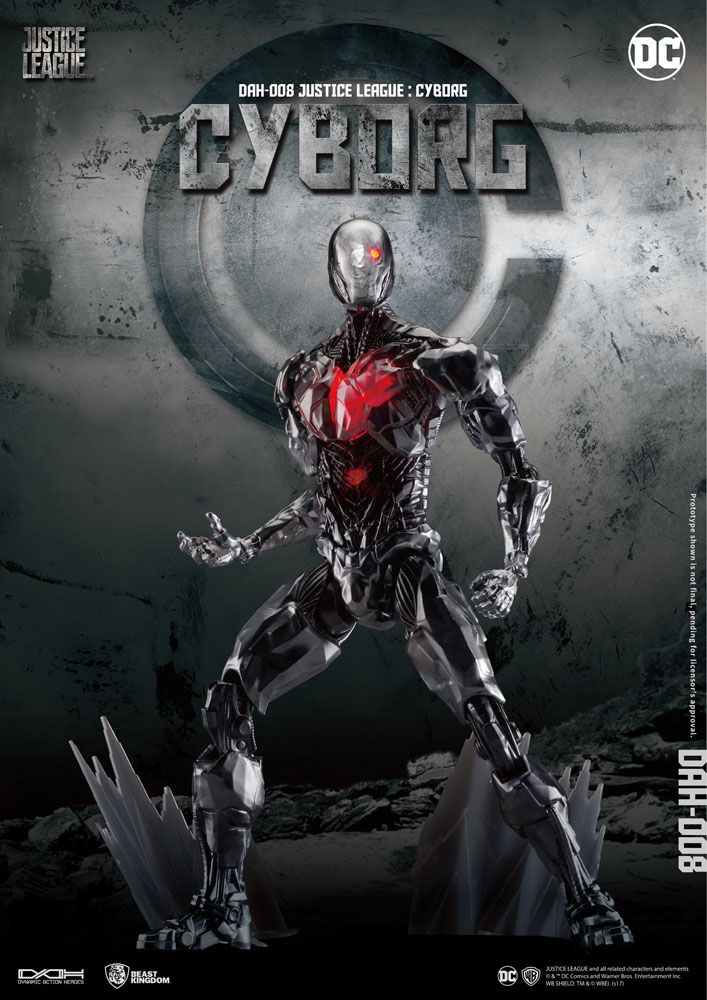 Justice League figurine Dynamic 8ction Heroes 1/9 Cyborg 21 cm