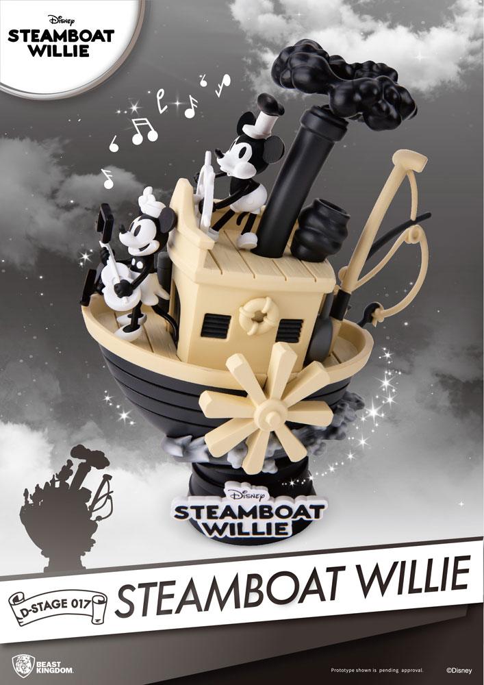 Steamboat Willie diorama PVC D-Stage Mickey & Minnie 15 cm