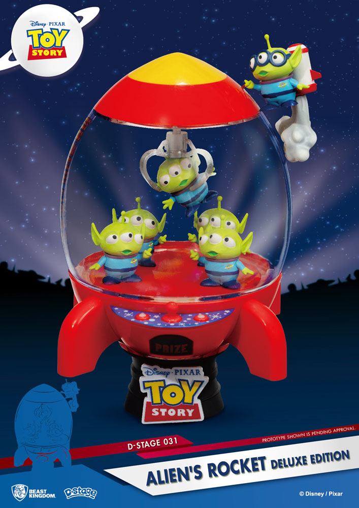 Toy Story diorama PVC D-Stage Alien\'s Rocket Deluxe Edition 15 cm