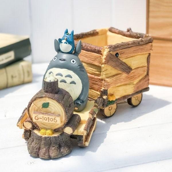 Mon Voisin Totoro Pot  fleurs Totoro Train 25 cm