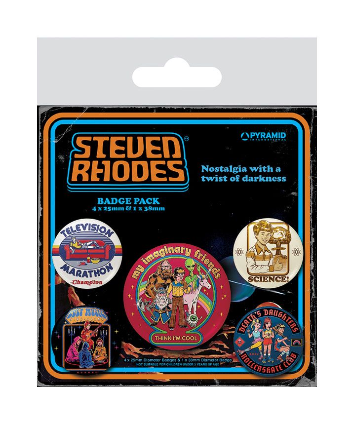 Steven Rhodes pack 5 badges Collection