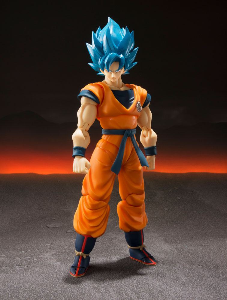 Dragon Ball Super Broly figurine S.H. Figuarts Super Saiyan God Super Saiyan Goku Super 14 cm