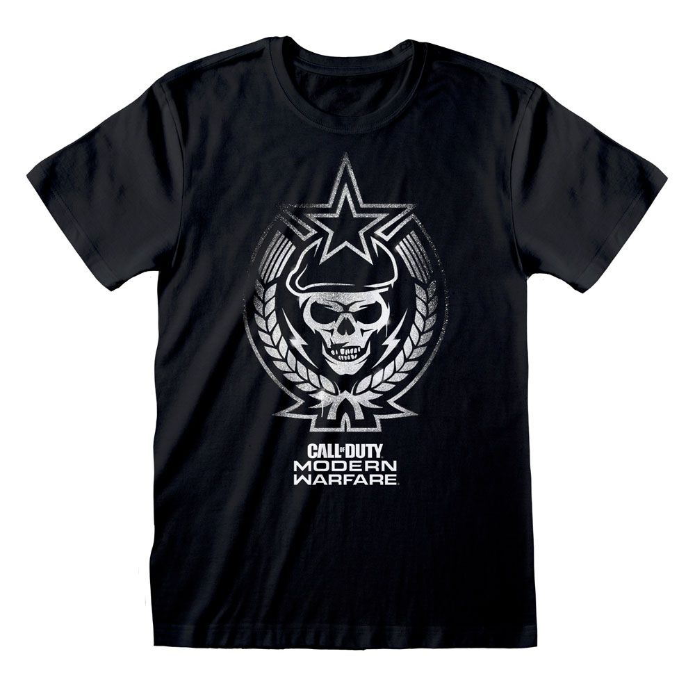 Call of Duty Modern Warfare T-Shirt Skull Star (L)